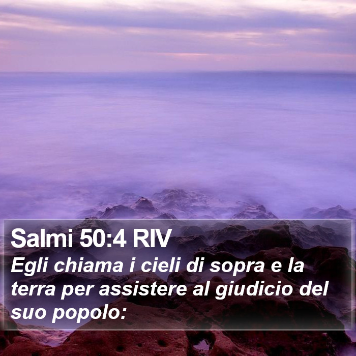 Salmi 50:4 RIV Bible Study