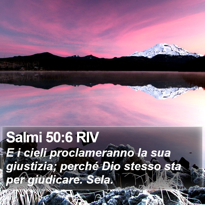 Salmi 50:6 RIV Bible Study