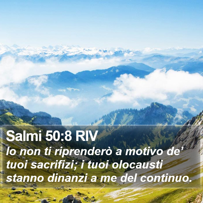 Salmi 50:8 RIV Bible Study