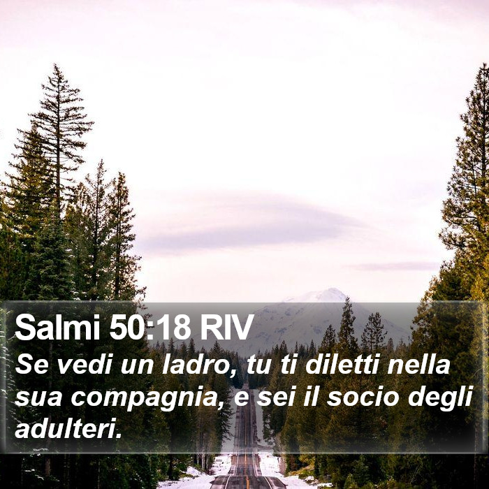 Salmi 50:18 RIV Bible Study