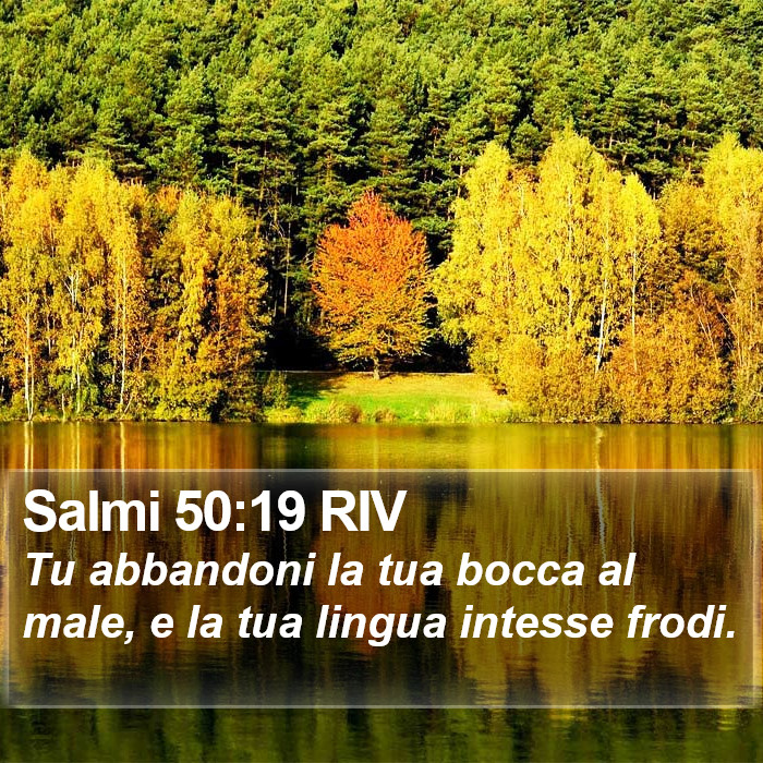 Salmi 50:19 RIV Bible Study