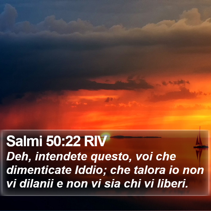 Salmi 50:22 RIV Bible Study