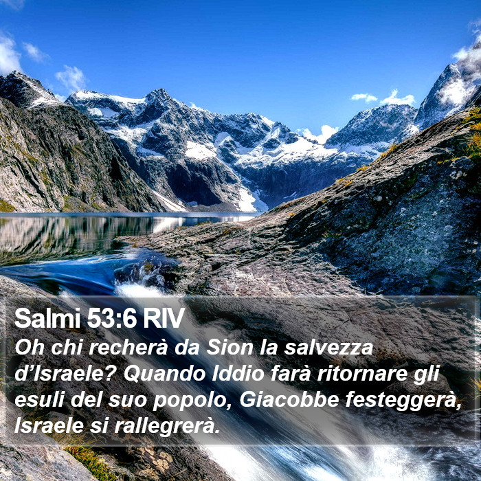 Salmi 53:6 RIV Bible Study