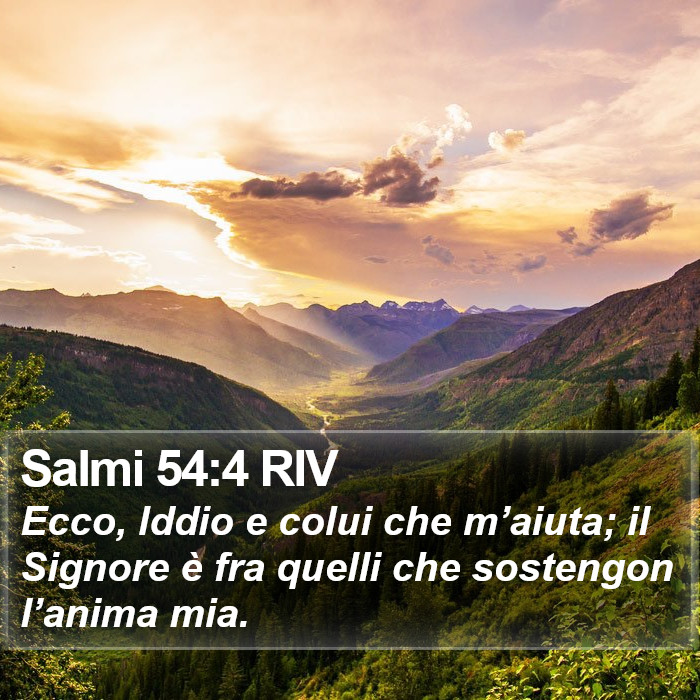 Salmi 54:4 RIV Bible Study