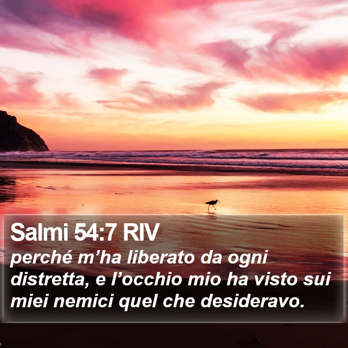 Salmi 54:7 RIV Bible Study