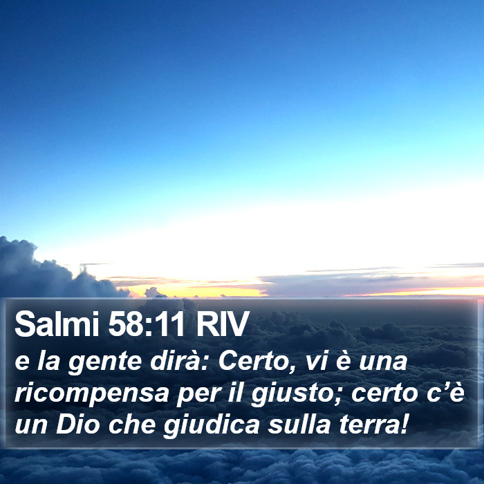 Salmi 58:11 RIV Bible Study