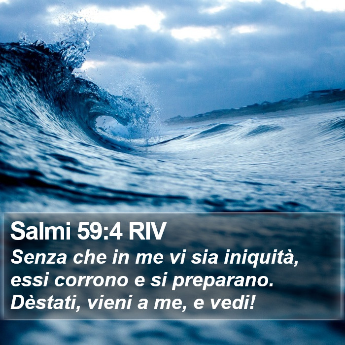 Salmi 59:4 RIV Bible Study