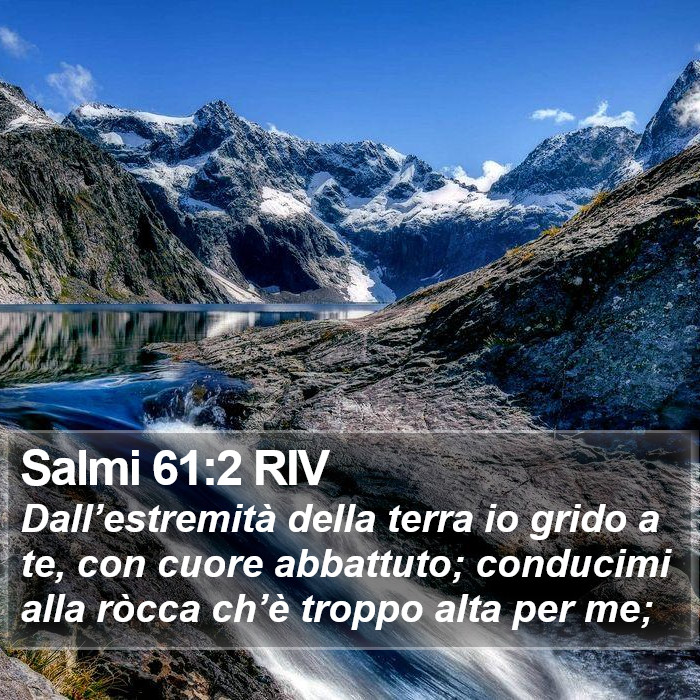 Salmi 61:2 RIV Bible Study