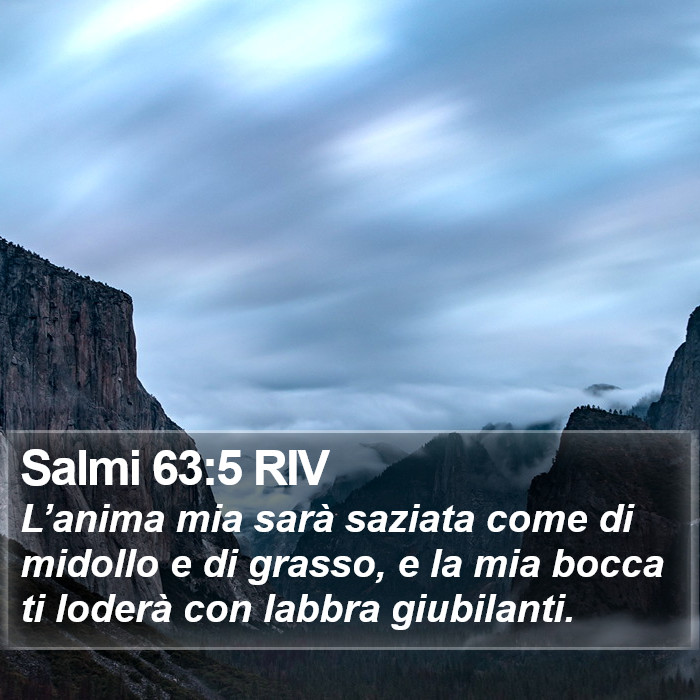 Salmi 63:5 RIV Bible Study