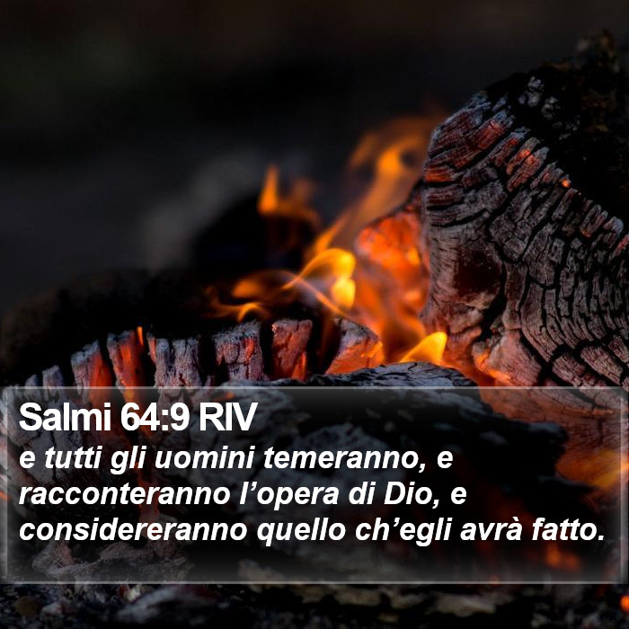 Salmi 64:9 RIV Bible Study