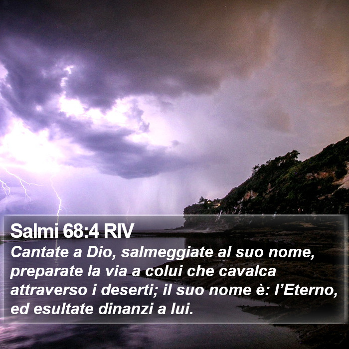 Salmi 68:4 RIV Bible Study