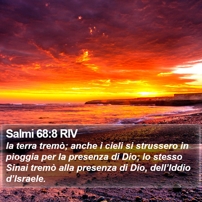 Salmi 68:8 RIV Bible Study