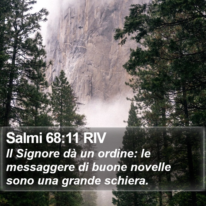 Salmi 68:11 RIV Bible Study