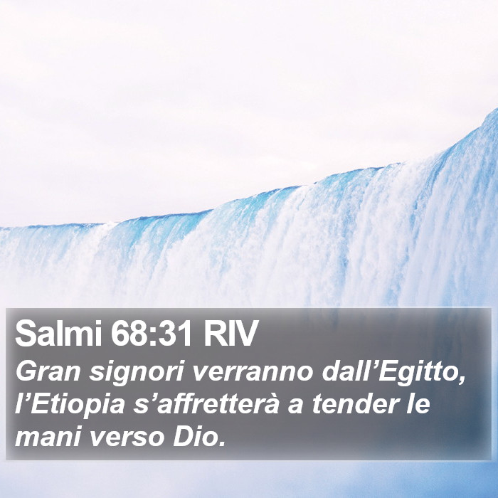 Salmi 68:31 RIV Bible Study