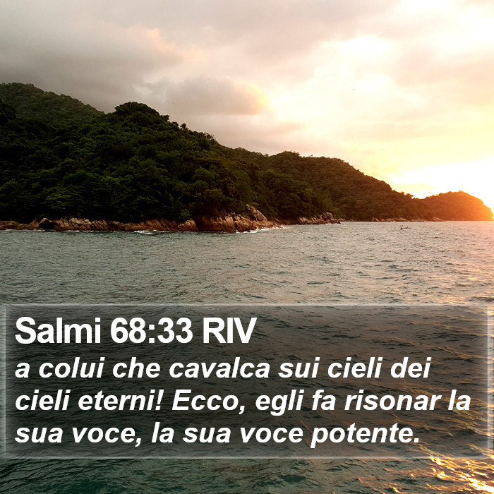 Salmi 68:33 RIV Bible Study