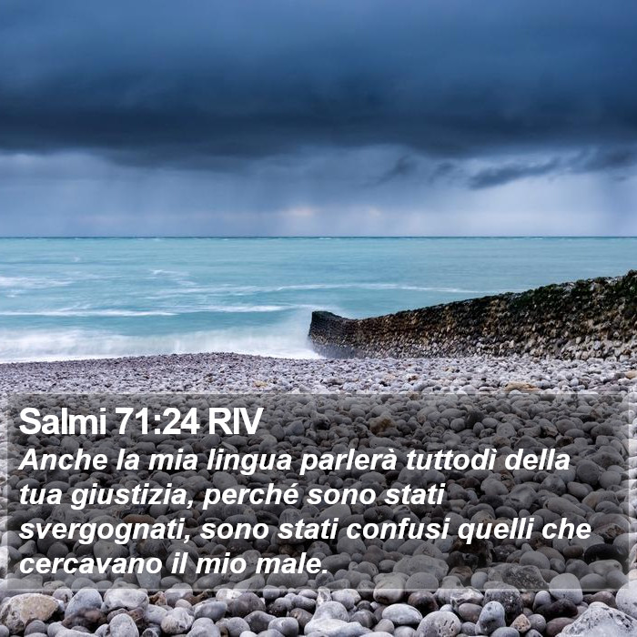 Salmi 71:24 RIV Bible Study