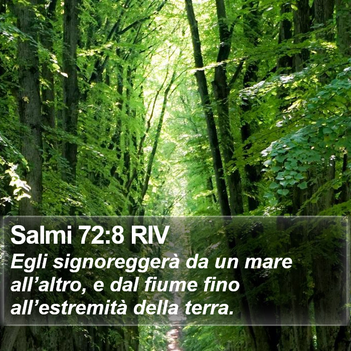 Salmi 72:8 RIV Bible Study