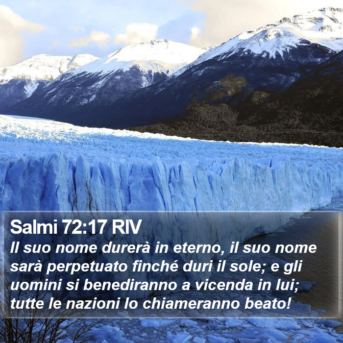 Salmi 72:17 RIV Bible Study