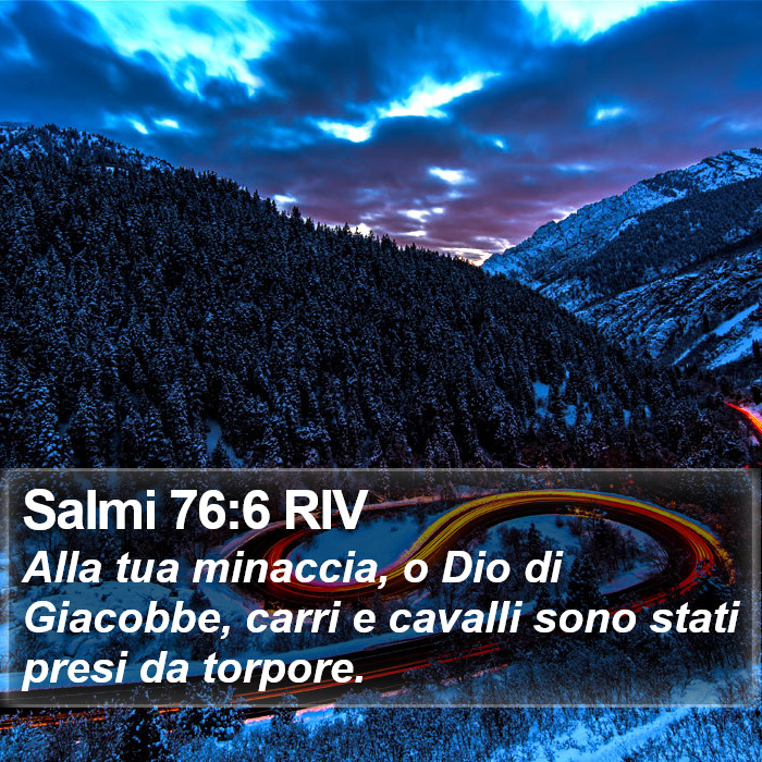Salmi 76:6 RIV Bible Study