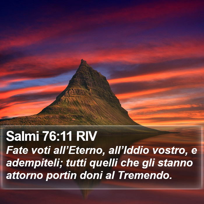Salmi 76:11 RIV Bible Study
