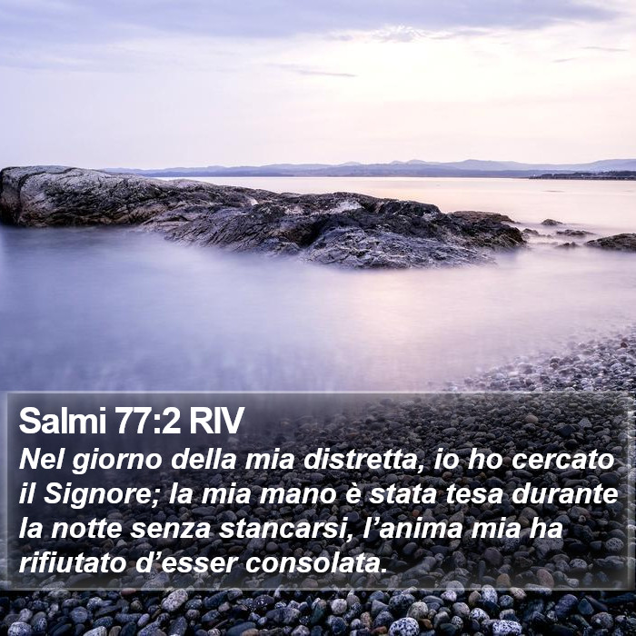 Salmi 77:2 RIV Bible Study