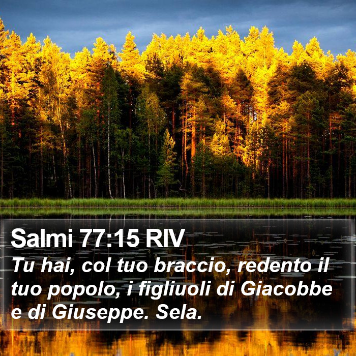 Salmi 77:15 RIV Bible Study