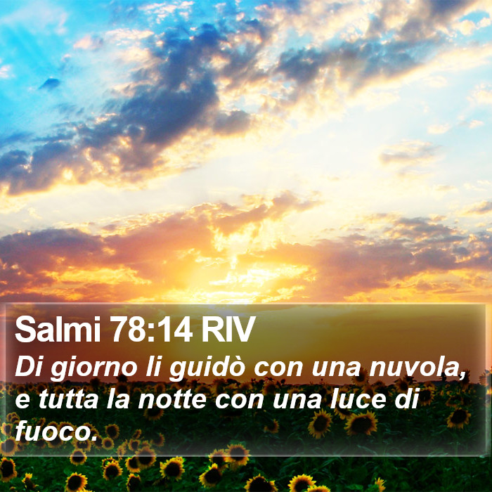 Salmi 78:14 RIV Bible Study