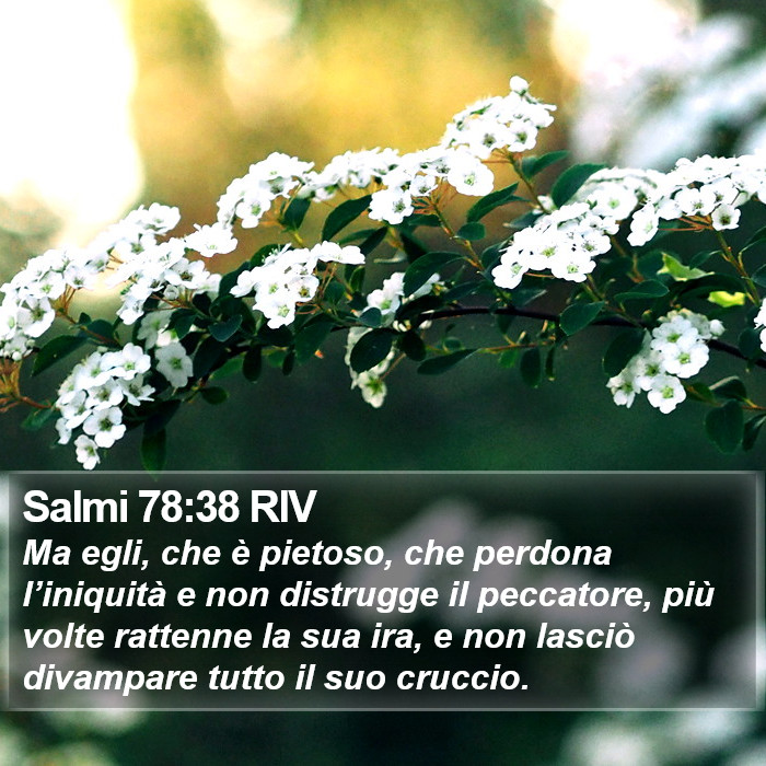 Salmi 78:38 RIV Bible Study