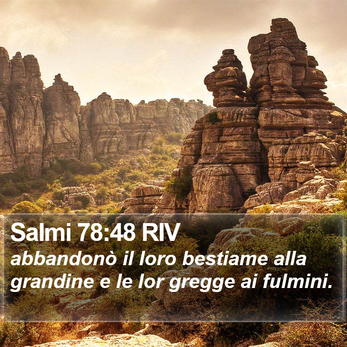 Salmi 78:48 RIV Bible Study