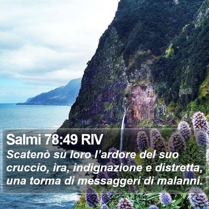 Salmi 78:49 RIV Bible Study