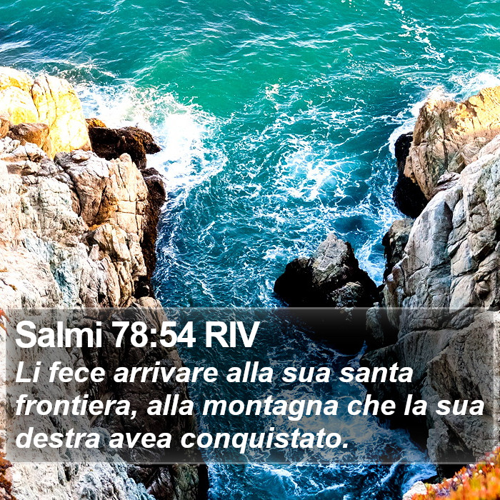 Salmi 78:54 RIV Bible Study