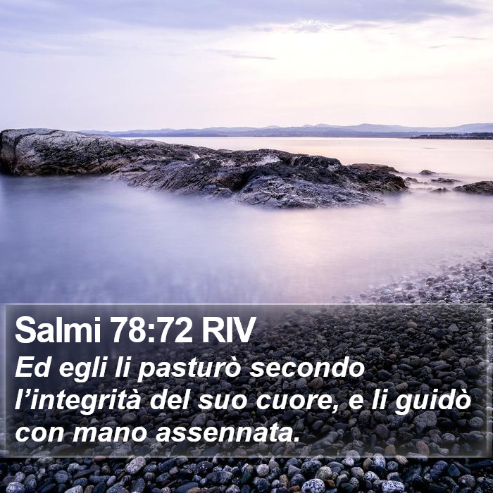 Salmi 78:72 RIV Bible Study