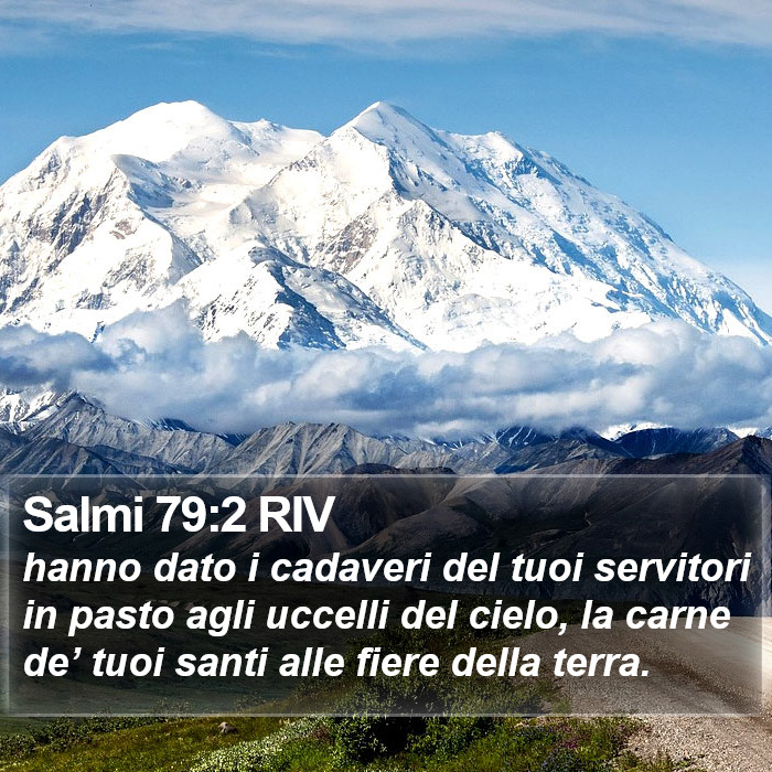 Salmi 79:2 RIV Bible Study