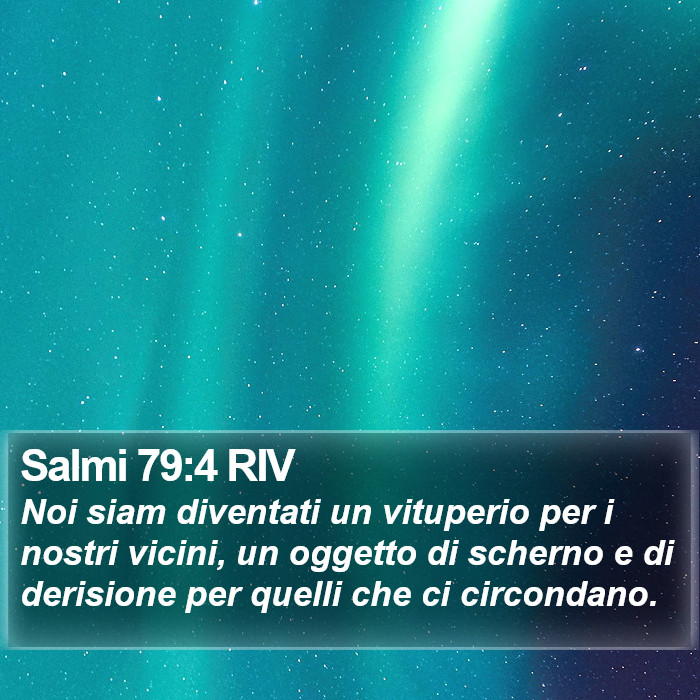Salmi 79:4 RIV Bible Study