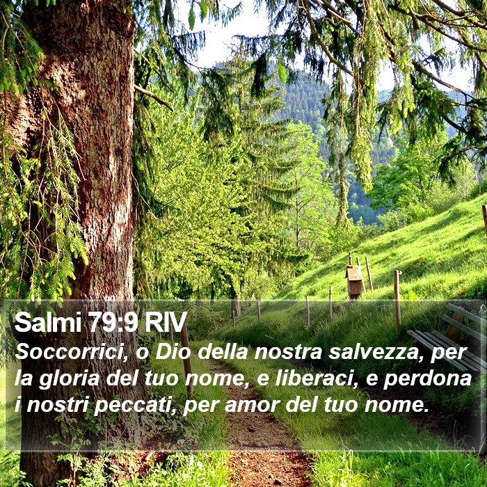 Salmi 79:9 RIV Bible Study