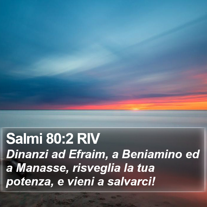 Salmi 80:2 RIV Bible Study