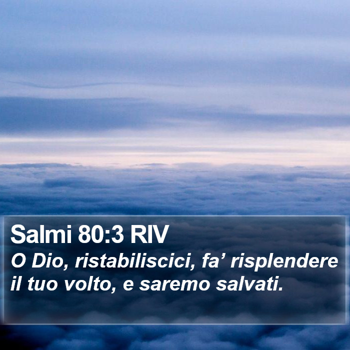 Salmi 80:3 RIV Bible Study