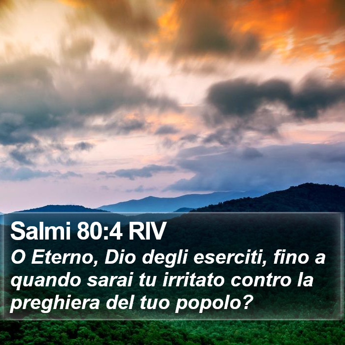 Salmi 80:4 RIV Bible Study