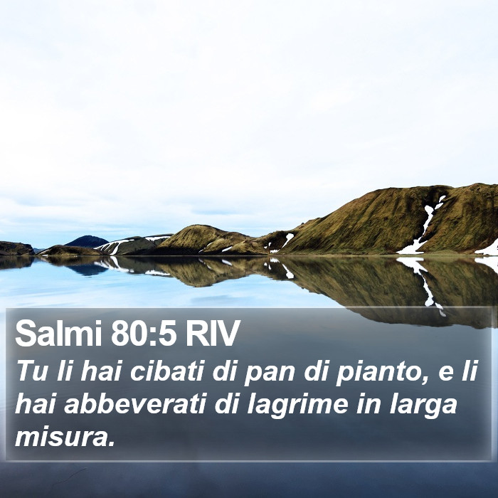 Salmi 80:5 RIV Bible Study