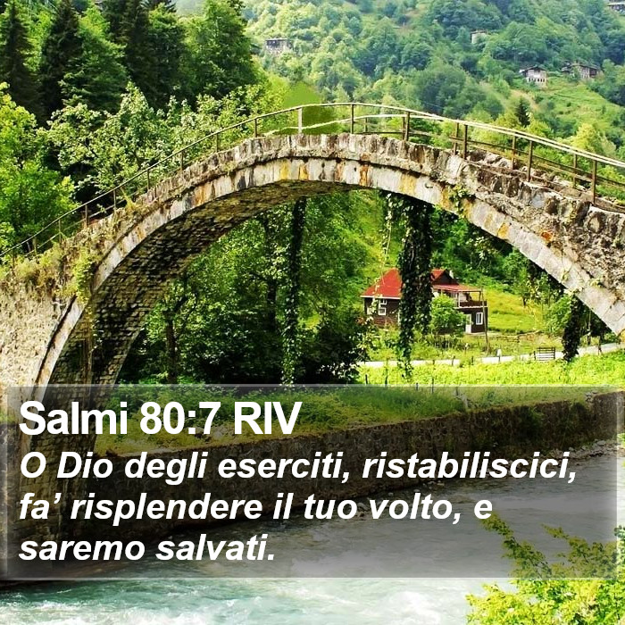 Salmi 80:7 RIV Bible Study