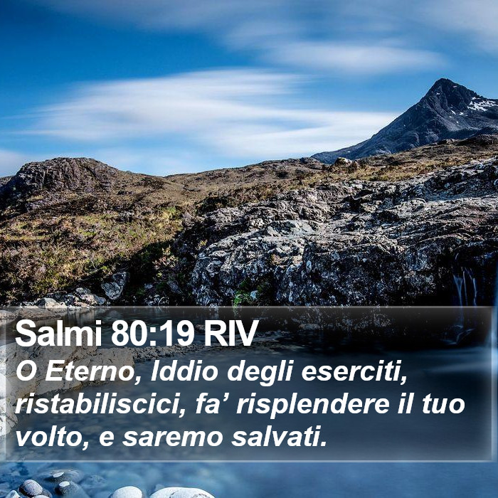 Salmi 80:19 RIV Bible Study