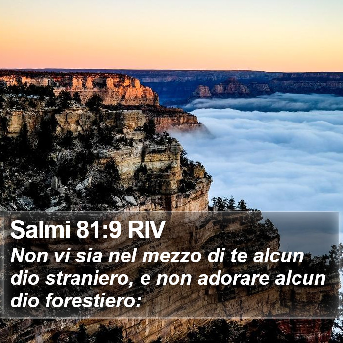 Salmi 81:9 RIV Bible Study