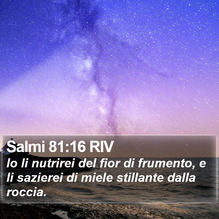 Salmi 81:16 RIV Bible Study