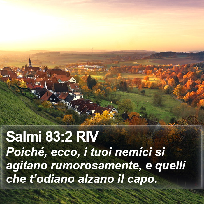 Salmi 83:2 RIV Bible Study