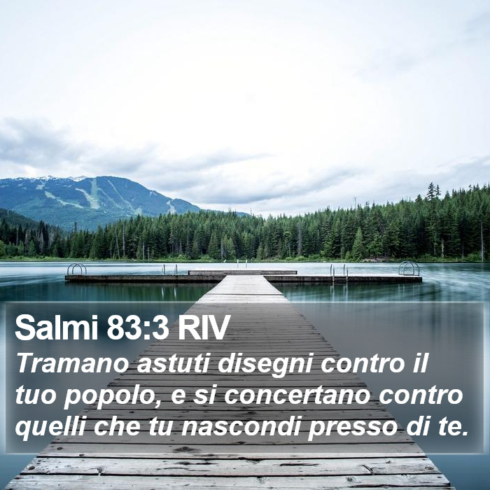 Salmi 83:3 RIV Bible Study