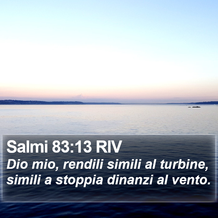 Salmi 83:13 RIV Bible Study