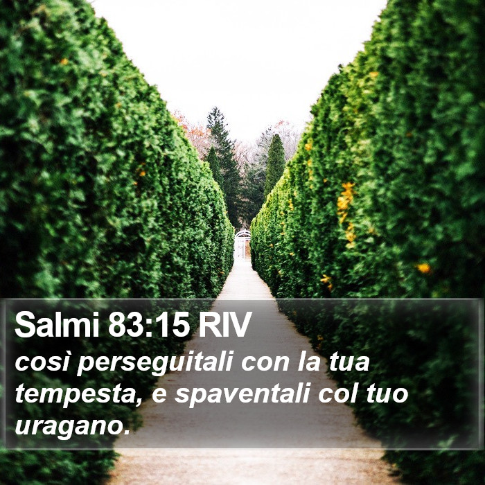 Salmi 83:15 RIV Bible Study