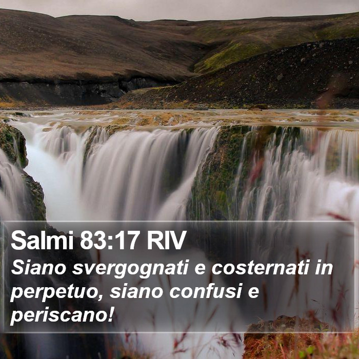 Salmi 83:17 RIV Bible Study