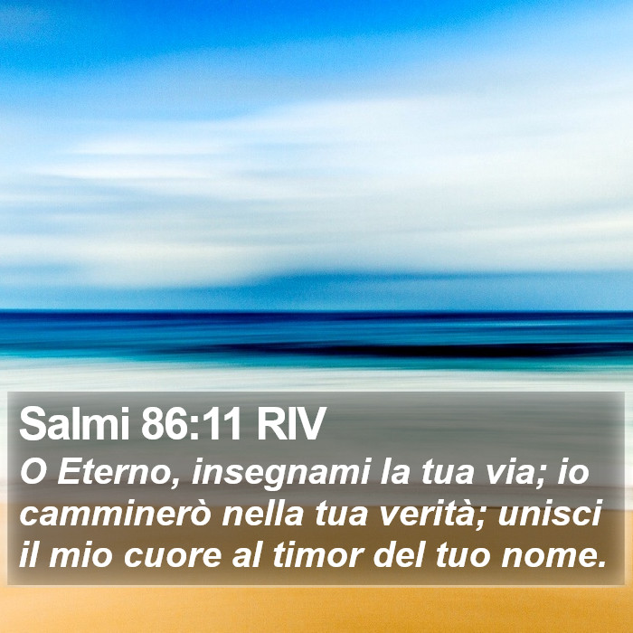 Salmi 86:11 RIV Bible Study