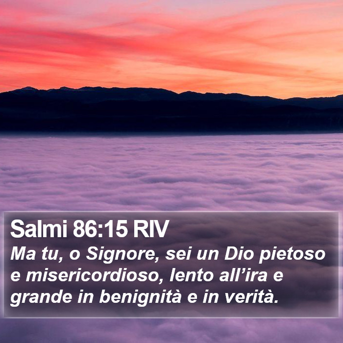 Salmi 86:15 RIV Bible Study